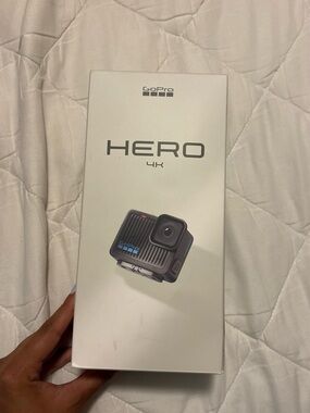 GoPro HERO 4K Box with White and Black Graphics